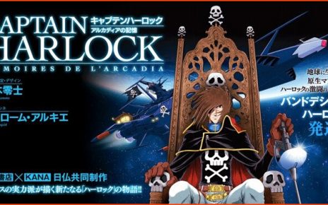 New Captain Harlock Manga launched by French Artist Jérôme Alquié