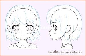 Step by Step Draw a Cute Anime Girl 
