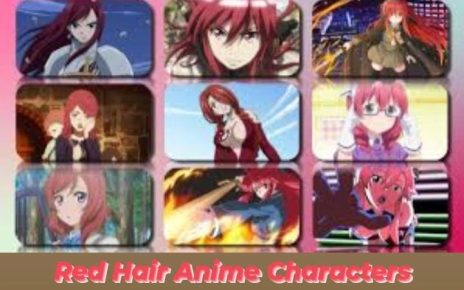 Red Hiar Anime Characters