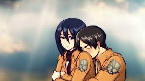 Mikasa Ackerman and Eren Jaeger's Hug - Anime Hug