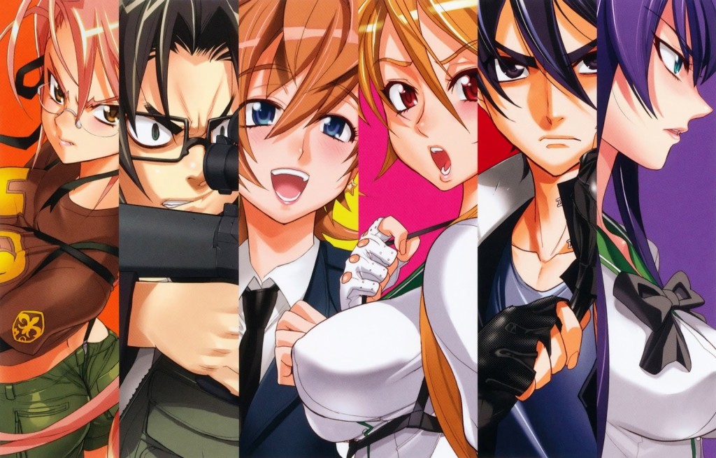 Highschool of the Dead - best adult anime