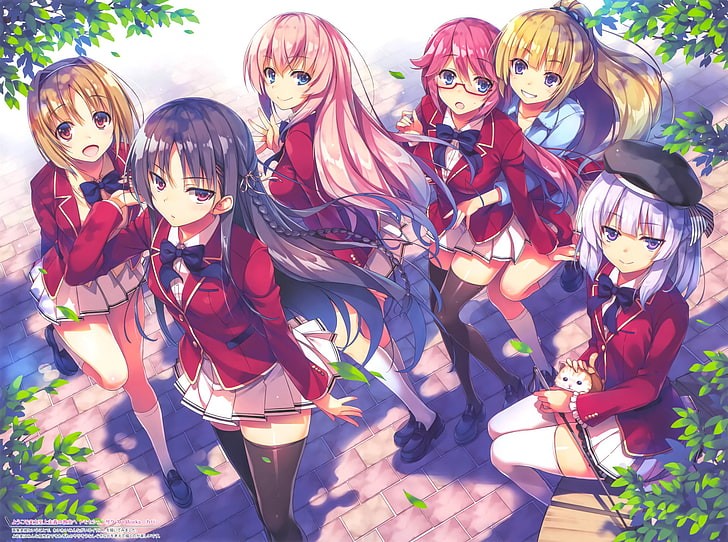 Main characters of Classroom of the elite anime