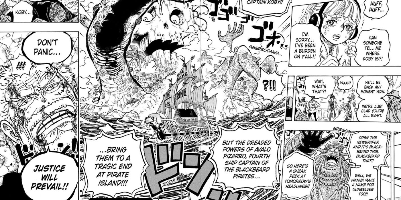 Garp saying that Justice will prevail in One Piece