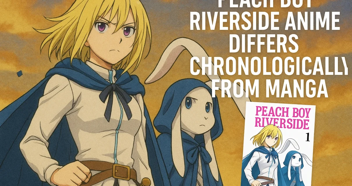 Peach Boy Riverside Anime Differs Chronologically From Manga
