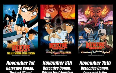 Detective Conan 3 more films