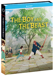 Blu-ray Disc box art for The Boy and The Beast