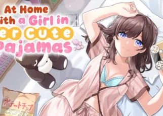 At Home with a Girl in Her Cute Pajamas