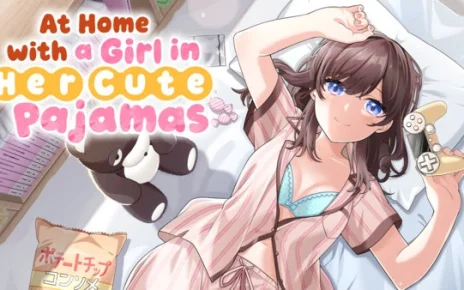 At Home with a Girl in Her Cute Pajamas