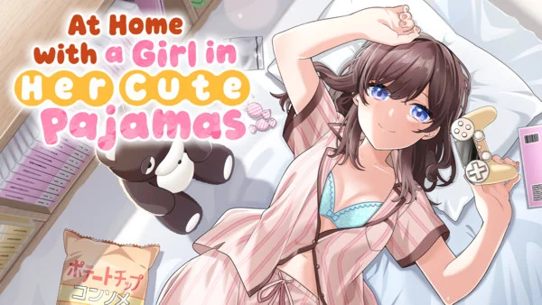 At Home with a Girl in Her Cute Pajamas